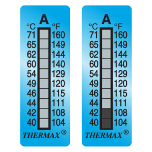 SpotSee® Thermax 10-Level Irreversible Temperature Labels (Pack of 10)