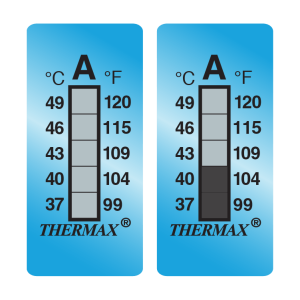 SpotSee® Thermax 5-Level Irreversible Temperature Labels (Pack of 10)