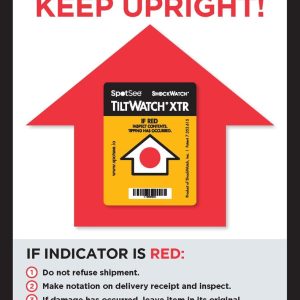 SpotSee® TiltWatch XTR Companion Labels – 200 labels/roll